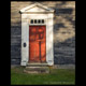 maine tavern with lampost sunlit shadow